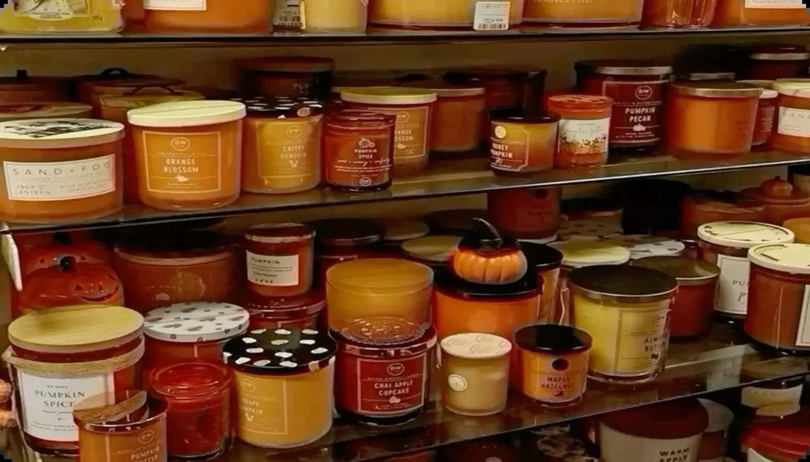 Go crazy in the scented candle isle