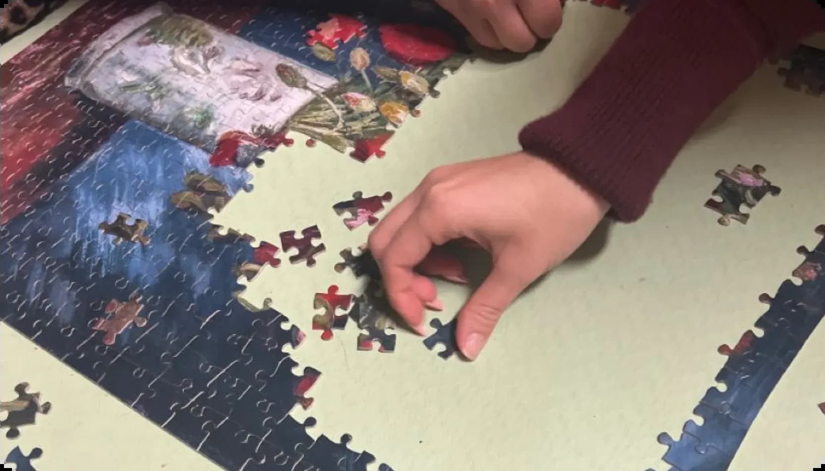Start a jigsaw puzzle tradition